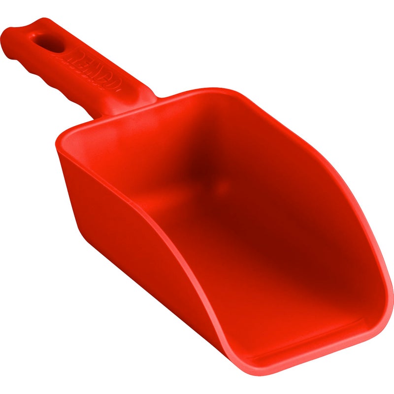 Remco Vikan Remco 63004 Color-Coded Plastic Hand Scoop - BPA-Free Food-Safe Kitchen Utensils, Restaurant and Food Service Supplies, 16 oz, Red - Image 1